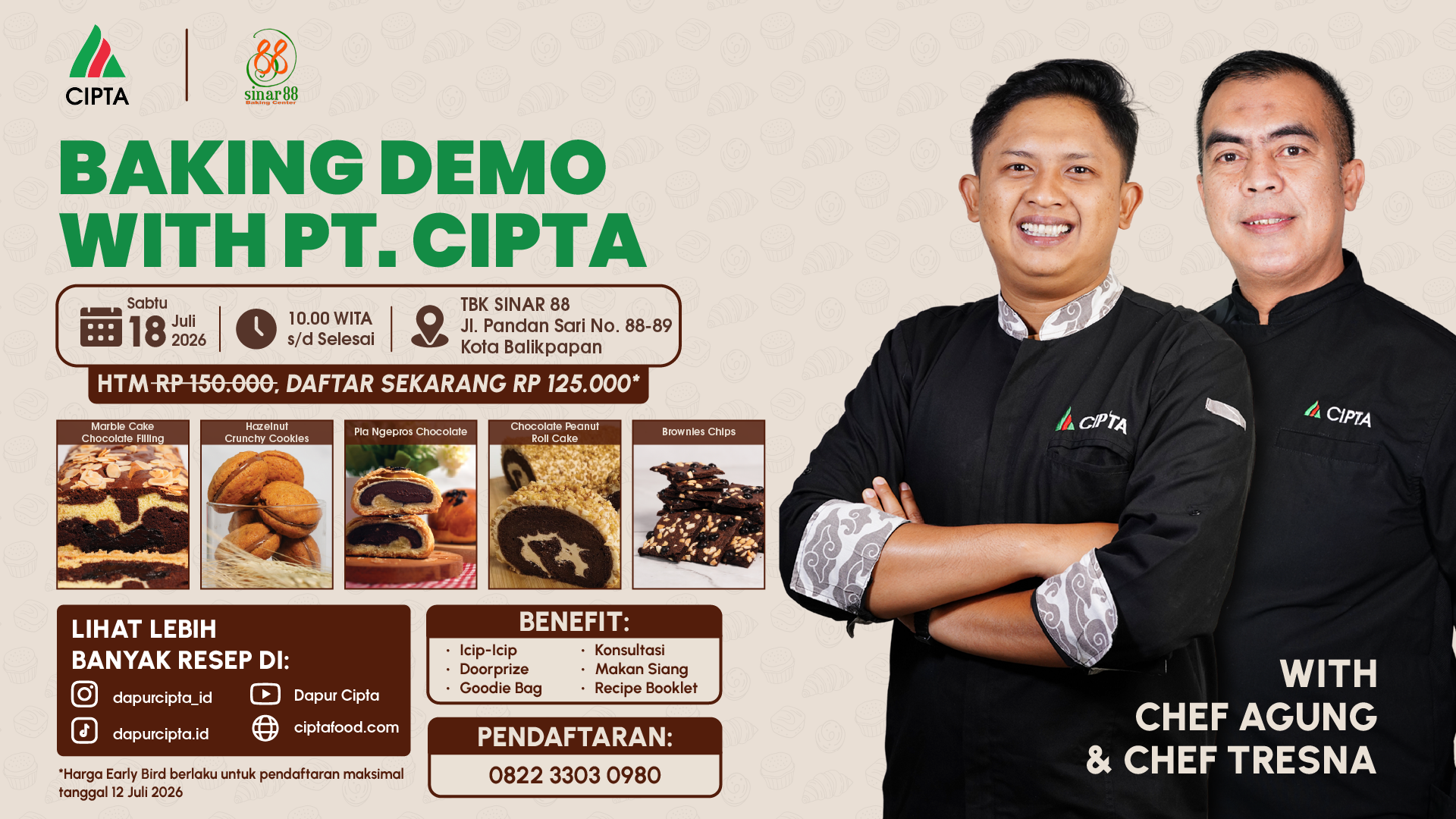 Baking Demo PT Cipta & TBK Sinar 88