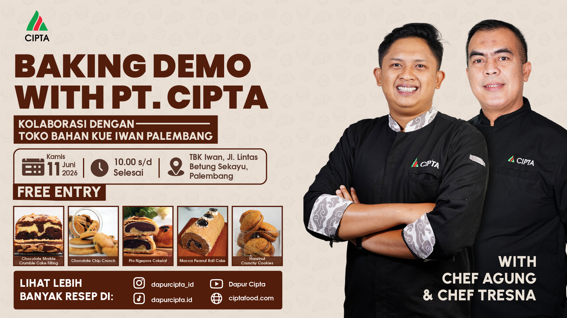 Baking Demo PT Cipta & TBK Iwan Palembang