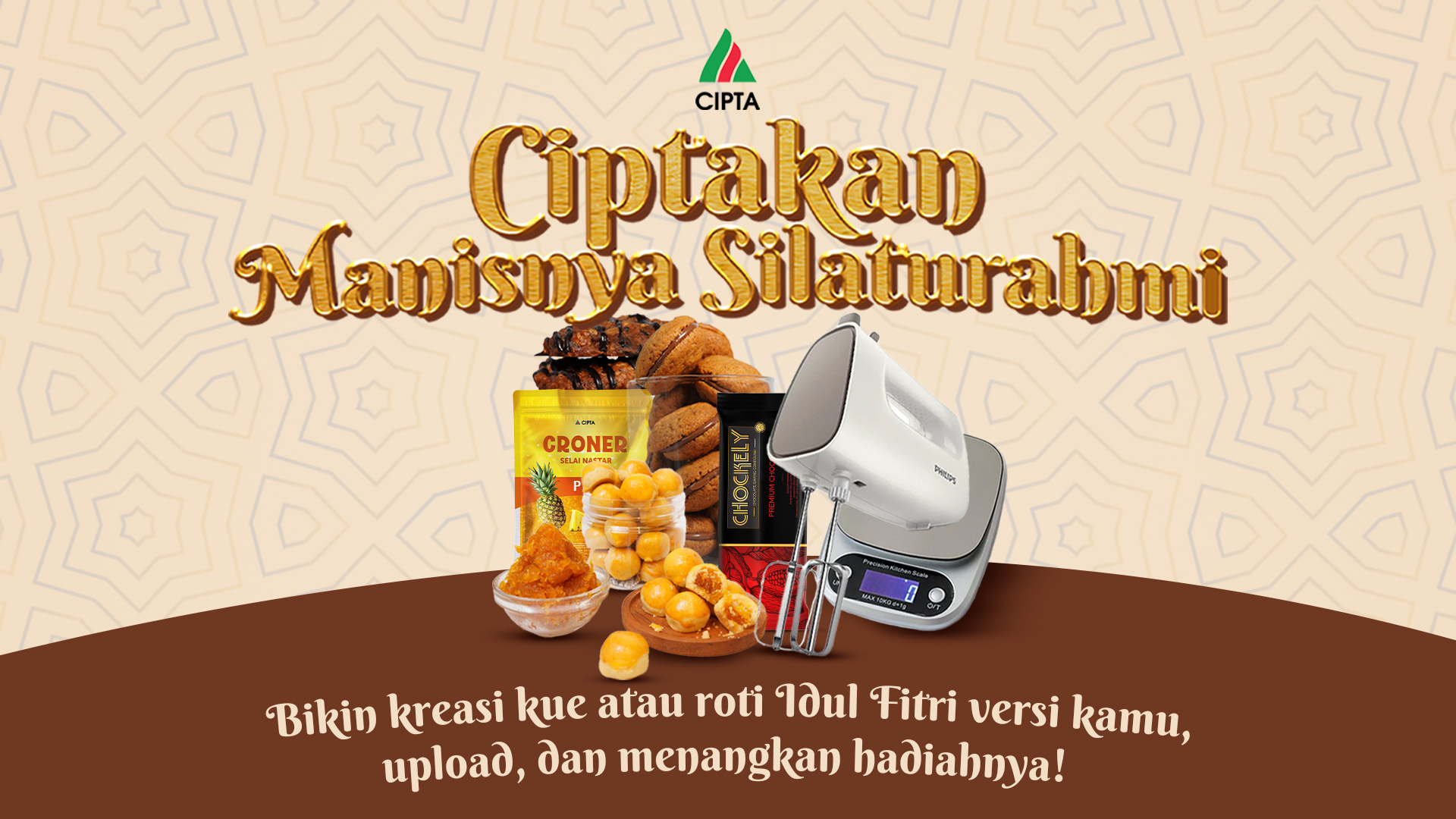 Lomba Kreasi Kue Idul Fitri 2026 PT Cipta: Menangkan Baking Tools!