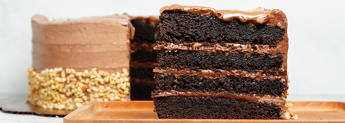 Hazelnut Rocher Cake