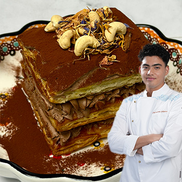 Choco Mille Feuille by Chef Aaron Laksana