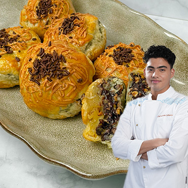 Martabak Manis Puff Bomb by Chef Aaron Laksana