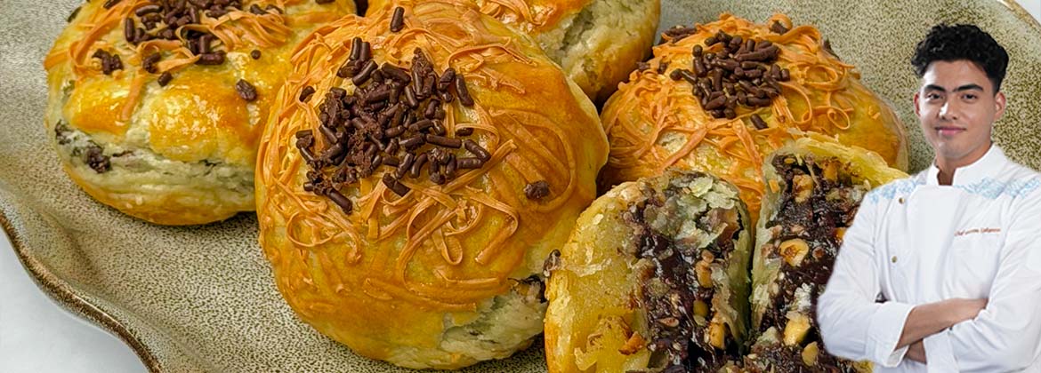 Martabak Manis Puff Bomb by Chef Aaron Laksana