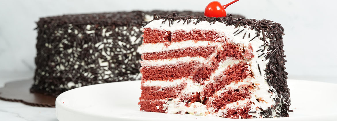 Red Velvet Cross Cake